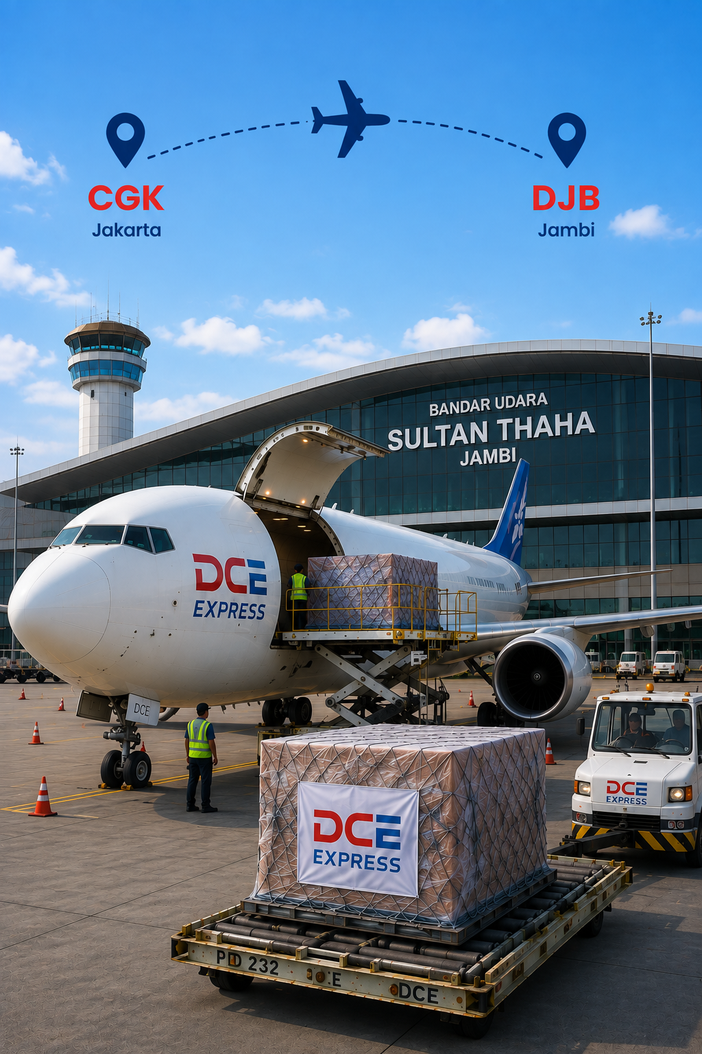 Pengiriman cargo udara Jakarta ke Jambi