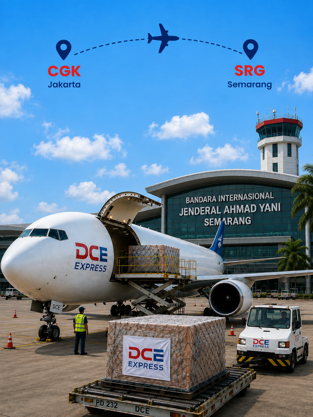 Pengiriman cargo udara Jakarta ke Semarang